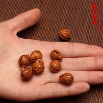 Dragon wild old peach wood fish hand carved baby baby essential evil shock pendant pendant