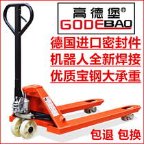 Goldberg 2 tons 3 tons 5 tons manual forklift manual hydraulic truck hydraulic forklift ground cattle driver trailer