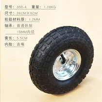 Premium 10 Inch Pneumatic Tire Tiger Wheel Tire Trolleys Wheel Thickened Cheering Wheels 350-4 Inflatable Wheels