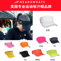 Brand Authorized American Headsweats Sweat Hat Empty Sunshade Marathon Running Iron Three Sports Quick Dry