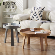 Hawkesen coffee table custom Nordic Danish side table modern minimalist living room sofa coffee table round high and low combination coffee table