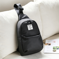 Nine City Good Pint Mens Chest Bag Fashion 100 Single Shoulder Oblique Satchel Casual Waterproof Oxford Cloth Small Backpack Chest Front Bag Tide