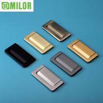 Shadow handle secret buckle drawer flat invisible handle modern simple Nordic cabinet wardrobe window door handle