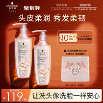(Cai Xukun) Schwarzhong amino acid Aurora Bottle shampoo supple to improve frizz shampoo set