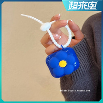 Klein blue flowers apply airpods3 generation headphone shell Apple 1 2 generation wireless Bluetooth headphone protective sleeve