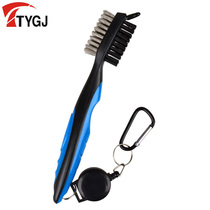 New Arrivals Golf Club Cleaning Brush Double-sided Brush Pointed Brush Three-purpose Brush Golf Accessories Brush