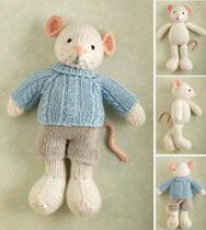 (291) Mouse Boy Needle Illustration Handmade Wool Tutorial Doll Needle Illustration