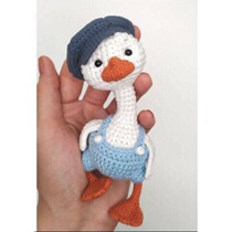 (049) Mr. Goose crochet handmade wool tutorial doll crochet diagram