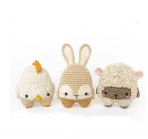 (005) LALA Easter Lala Doll Handmade Hair Line Tutorial Human Doll Crochet Graph Solution