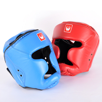Wulong boxing helmet thickened boxing head guard Sanda head guard fighting martial arts taekwondo head guard
