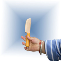 Baby wooden knife cut fruit and vegetable house kitchen cut to see simulation knife log environmental protection smooth
