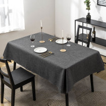 Solid color cloth tablecloth cotton linen thickened plain color simple dining table cloth Nordic modern coffee table Net red table cloth