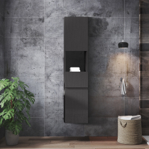 Toilet cabinet bathroom storage side cabinet side cabinet side corner seam cabinet wall type household toilet side small narrow cabinet