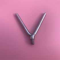 Y-shaped stainless steel fork 8mm interface V-shaped pick clothes bracket Fork pick line Ah fork without rod