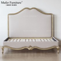Mu Fei high-end custom beech furniture American neoclassical 1 51 8 meters fabric spot European double bed GC17