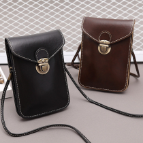 Mobile phone bag women Bag bag 2021 New Korean version of retro shoulder bag mini Joker shoulder bag womens coin purse in