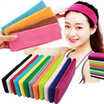 Candy color yoga exercise hair band when washing face hair towel material elastic female hair hoop hair accessories Hairband