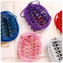 Clothesline household balcony belt clip integrated drying rack socks underwear drying rope drying clothes car outdoor multi-purpose