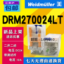 Weidmiller Relay DRM270024LT DC24V with test rod Order number 7760056069