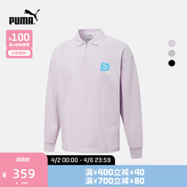 PUMA Puma official new man retro casual long sleeve POLO shirt 536075