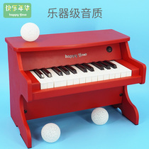 happytime children wooden little piano baby mini musical instrument Enlightenment can play 3 years old toy birthday gift