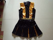 Dance clothing female group Student youth cheerleading performance clothing sequins patent leather cheerleading costume performance clothing