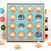 Childrens memory training 3-6 years old Puzzle force development Brain memory chess Parent-child interactive Montessori early education toy