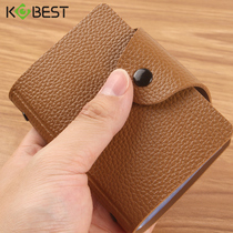 Kangbai card bag mens and womens multi card position large capacity card holder card bag credit card set thin card package 20