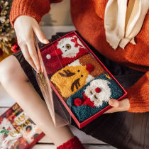 Christmas Sox Sox childrens autumn and winter in stocking coral suede thickened with velvet warm Korean version Cartoon cute floor sleep