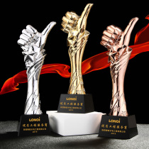 Resin trophy custom metal medals custom creative Crystal five-pointed star Basketball Games champion free lettering