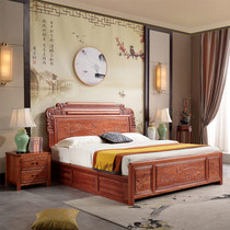 Solid wood bed big bed Rosewood double bed wedding bed Chinese big bed neoclassical solid wood bed master bedroom bed