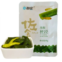 Seasoned wakame Haibao Pickled Pepper Stalk 80g * 5 Bags Instant Chinese Cabbage Shredded Seaweed Rice with Pickles and Seaweed