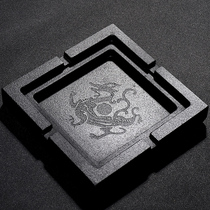 Creative ashtray stone ashtray home living room office coffee table Chinese large personalized ashtray customization