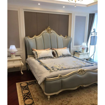 European-style bed Double bed Solid wood luxury French bed Princess bed Wedding bed Neoclassical 1 8 meters master bedroom furniture 004