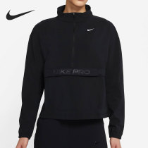 Nike Nike spring new womens sportswear casual collar semi-zipped hooded sweatshirt DA0384