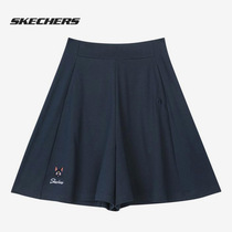 Skechers Skechers womens spring and summer Sailor Moon joint item knitted embroidery shorts culottes