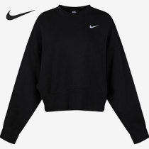Nike Nike official woman plus velvet loose round collar sports hooded sweatshirt CK0169-010