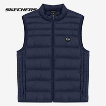 Skechers Skeches 2021 spring new mens light and thin woven down vest vest