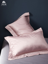  High-end 100 pure cotton pillowcases a pair of high-end double-strand Egyptian cotton hotel pillowcases cotton pillowcases