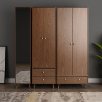 Modern minimalist wardrobe Nordic new Chinese small apartment wardrobe home bedroom storage locker combination large wardrobe