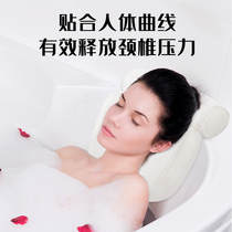 Guanghai export household bath bath pillow with suction cup Hotel bath pillow Non-slip back pad Waterproof universal headrest