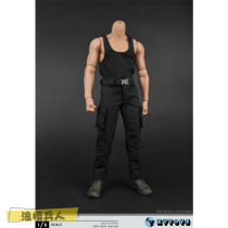 ZYTOYS ZY16-12 1 6 Stallone black vest combat pants men men clothing spot