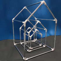 Pet Small House Children Tents DIY Play House Pets Little House Frames Kids Handmade DIY Toy Houses