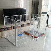 Pet fence with door mesh dog fence anti-escape free combination small dog dog fence indoor dog cage