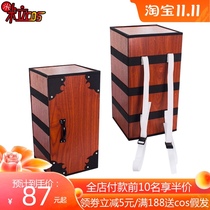Rice grain spot ghost knife blade cos Prop suit stove door charcoal Zhi Lang backpack box fog cloud box wooden box custom