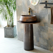 Art outdoor wash basin basin integrated courtyard creative hotel garden commercial floor home retro