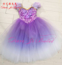 Children adult simple ballet dance dress soft gauze dress long gauze dress tutu skirt professional performance suit custom