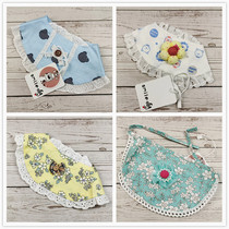 European and American pet kitty Puppy lace edge Saliva Scarf Jokesha Teddy Photo Photography Necklace Accessories