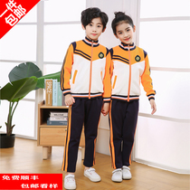 Children's school uniform kindergarten clothing cotton spring and autumn English style primary school students class clothing leisure sports suit teacher clothing