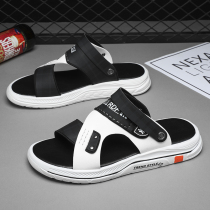 Sandals mens summer outwear 2022 new trendy beach shoes anti-wear and anti-wear and anti-wear and anti-use cold tug